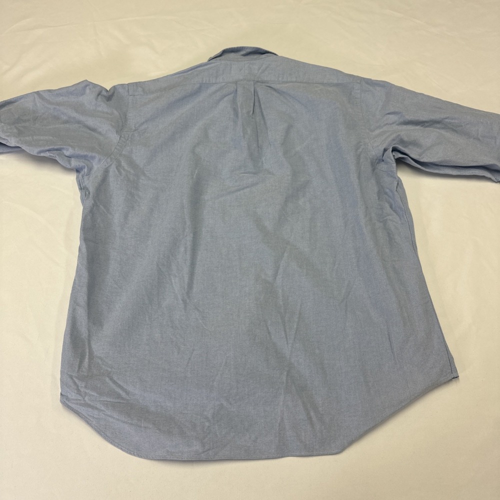Ralph Lauren Polo Men's Flesh Pony Blue Dress Shirt 18 34/35 - Picture 3 of 7